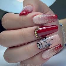 combination of nail art