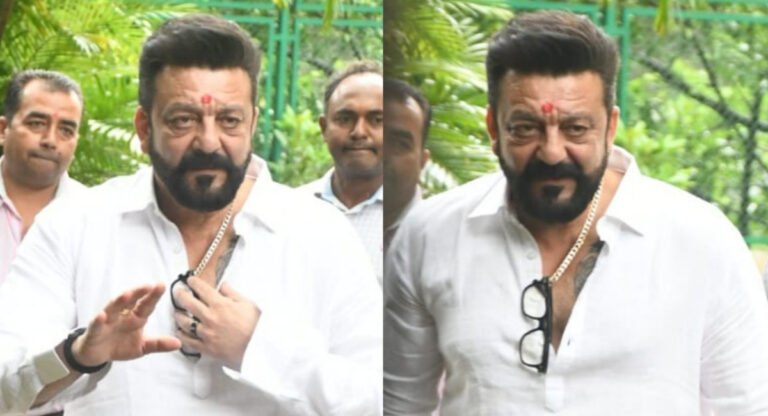 Sanjay Dutt nails the “Vaastav” look for his 64th birthday as he greets fans